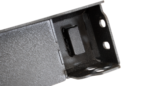 Jeep Wrangler Unlimited JLU Rear Bumper - Fishbone Offroad - Bumper Delete - Black - `18-`27